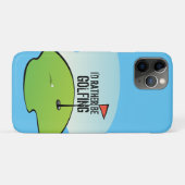 Funny, ich würde lieber Golf Golf Green Golfer Gol Case-Mate iPhone Hülle (Rückseite (Horizontal))
