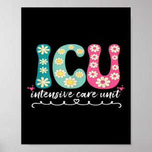 Funny Icu Krankenpflege Intensivstation Krankensch Poster