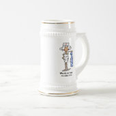 Funny ICU Nurse T - Shirt und Geschenke Bierglas (VorderseiteRechts)