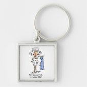 Funny ICU Nurse T - Shirt und Geschenke Schlüsselanhänger (Vorne)