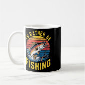 Funny Id eher B Fishing-Design Männer Boy Fisher Kaffeetasse (Links)