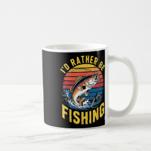 Funny Id eher B Fishing-Design Männer Boy Fisher Kaffeetasse