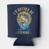 Funny I'd rather be fishing Dosenkühler (Rückseite)