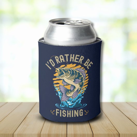 Funny I'd rather be fishing Dosenkühler