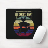 Funny Id rauchen, dass Grillen Koch Grillmaster Gi Mousepad (Mit Mouse)