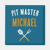 Funny Id Smoke That Name Bbq Grilling Dad Magnet (Vorne)