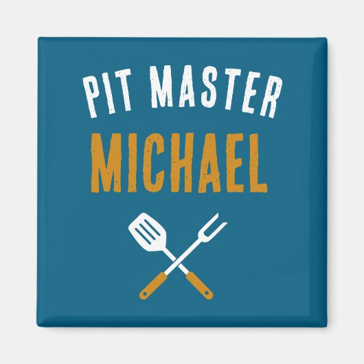 Funny Id Smoke That Name Bbq Grilling Dad Magnet (Vorne)