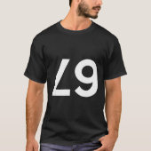 Funny Ide Down Backwards 67 Meme  T-Shirt (Vorderseite)