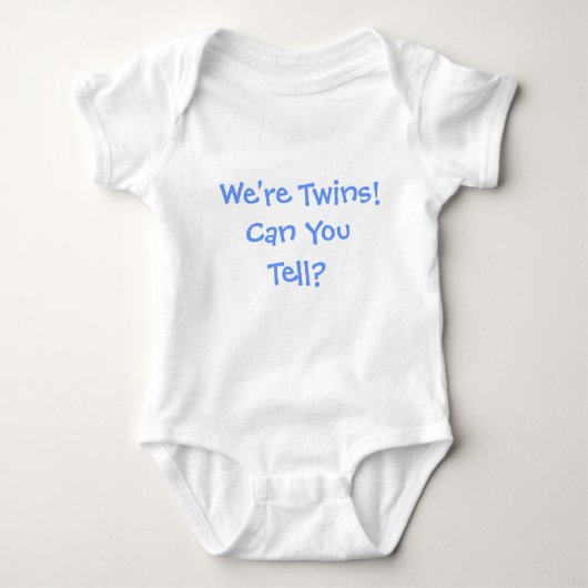 Funny Ideness Twins Baby Bodysuit Baby Strampler (Vorderseite)