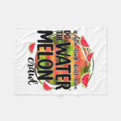 Funny If You Drink Don't Drive Do The Watermelon C Fleecedecke (Vorderseite (Horizontal))