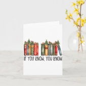 Funny If You Know You Know 6 7 Reading Books Chris Karte (Gelbe Blume)