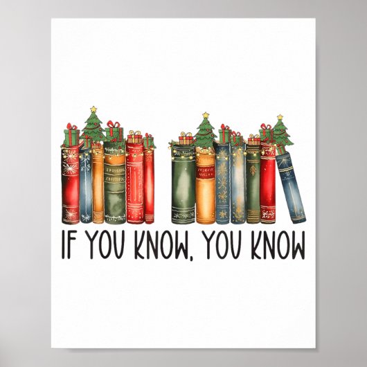 Funny If You Know You Know 6 7 Reading Books Chris Poster (Vorne)