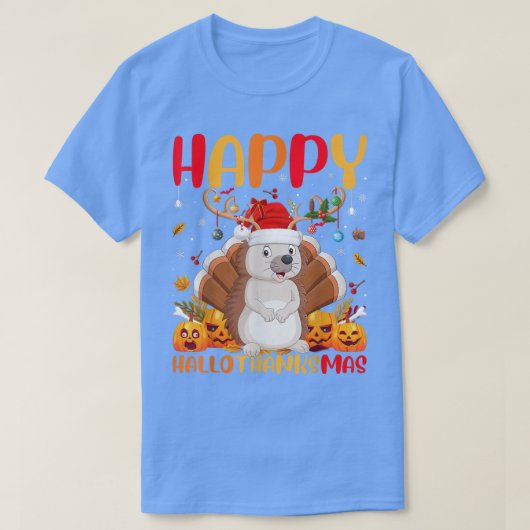 Funny Igel Animal Lover Happy Igel HelloThe T-Shirt (Design vorne)