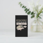 Funny Igel Animal Spaß Visitenkarte (Stehend Vorderseite)