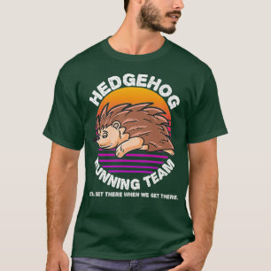 Funny Igel Hamster Running Team Shirt Kids