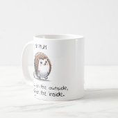 Funny Igel Pun Mother-Day-Geschenk Kaffeetasse (Vorderseite Links)
