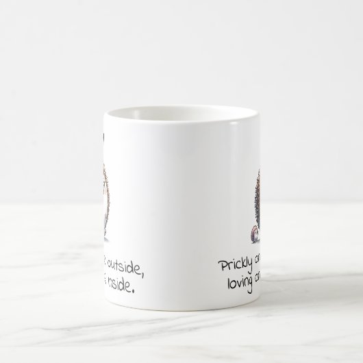 Funny Igel Pun Mother-Day-Geschenk Kaffeetasse (Mittel)