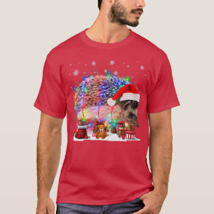 Funny Igels Tree Weihnachtsbeleuchtung Xmas Pajama T-Shirt