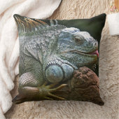 Funny Iguana Kissen (Decke)