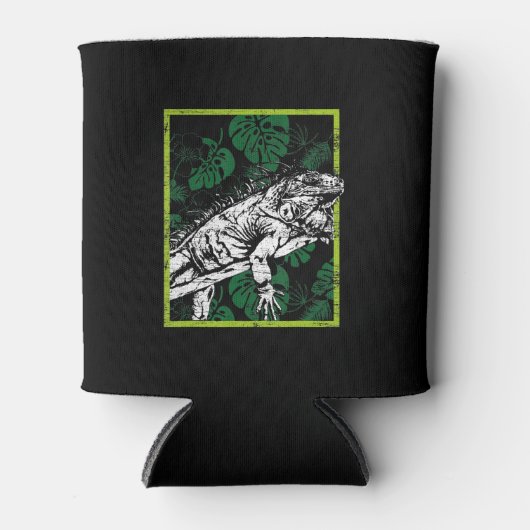 Funny Iguana Lovers Gift Dosenkühler (Vorderseite)