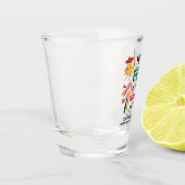 Funny IHR EGO IST NACHO AMIGO Custom Text Schnapsglas (Links)