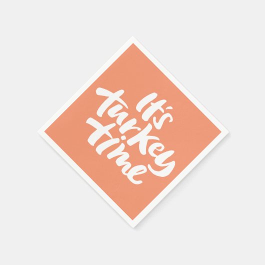 Funny - Ihr türkisches Erntedank-Dinner Serviette (Ecke)