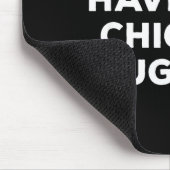 Funny I'll Just Have The Chicken Nuggets Mousepad (Ecke)