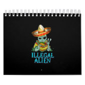 Funny Illegal Alien Cool mexikanisches Essen Taco Kalender (Titelbild)