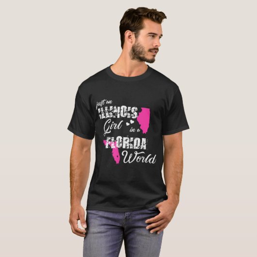Funny Illinois ist einfach ein Illinois-Mädchen in T-Shirt (Vorne ganz)