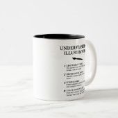 Funny Illustrator Definitionen Zweifarbige Tasse (VorderseiteRechts)