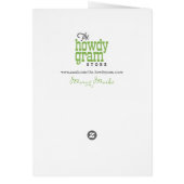 Funny Illustriert Chic Girl Happy Birthday Card (Hinten)