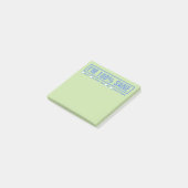 Funny "I'm 100% Sane" 3"x3" Post-it Klebezettel (angewinkelt)