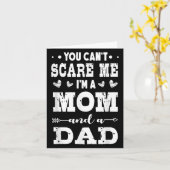 Funny I'm A Mom And A Dad Single Mom  Karte (Gelbe Blume)