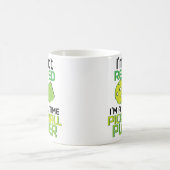 Funny Im A Pickleball Player Retirement Coffee Tas Kaffeetasse (Mittel)