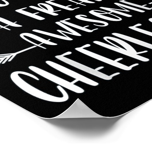 Funny Im a Stolz Cheer Bruder eines Cheerleader Xm Poster (Ecke)