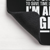 Funny I'm An Engineer Always Right Mousepad (Ecke)