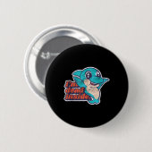 Funny Im Dead Inside Mental Health Awareness Dolph Button (Vorne & Hinten)