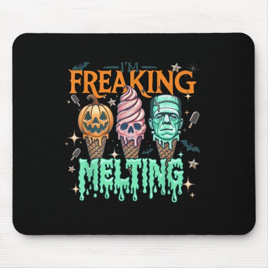 Funny Im Freakin Melting Frankenstein Monster Hall Mousepad (Vorne)