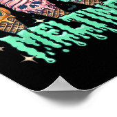 Funny Im Freakin Melting Frankenstein Monster Hall Poster (Ecke)
