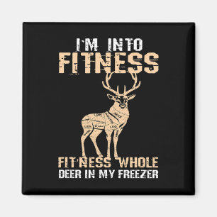 Funny Im Into Fitness Dei Into My Freezer Meate Magnet