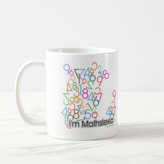 Funny Im Mathslexic Design Kaffeetasse (Links)