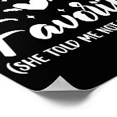 Funny I'm Mom's Favorite Son Daughter In Law Favor Poster (Ecke)