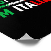 Funny I'm Not Yelling I'm Italian  Poster (Ecke)
