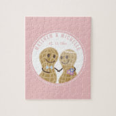 Funny I'm Nuts About You Happy Wedding Anniversary Puzzle (Vertikal)