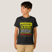 Funny I'm Retired Approach With Caution Men Dad Gr T-Shirt (Vorne ganz)