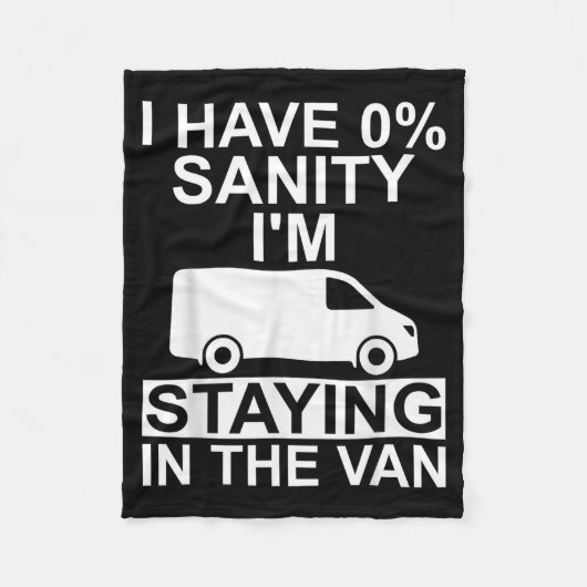Funny I'm Staying In Tha Van Phasmophobia Drivers Fleecedecke (Vorderseite)