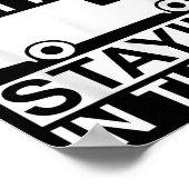 Funny I'm Staying In Tha Van Phasmophobia Drivers Poster (Ecke)