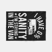 Funny I'm Staying In Tha Van Phasmophobia Gamer Ma Fleecedecke (Vorderseite (Horizontal))