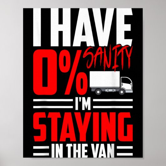 Funny I'm Staying In Tha Van Phasmophobia Gamer Wo Poster (Vorne)