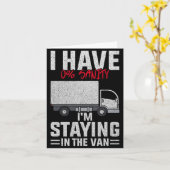 Funny I'm Staying In Tha Van Phasmophobia Man Wome Karte (Gelbe Blume)